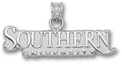 Southern A & M Jaguars "Southern University" Pendant - Sterling Silver Jewelry