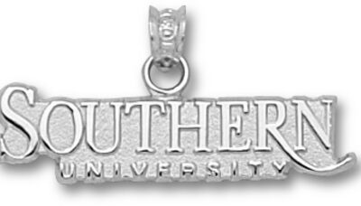 Southern A & M Jaguars "Southern University" Pendant - Sterling Silver Jewelry