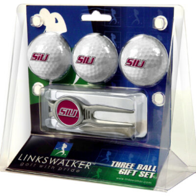 Southern Illinois Salukis 3 Ball Golf Gift Pack with Kool Tool