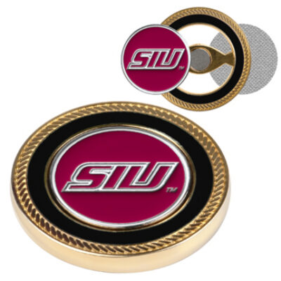 Southern Illinois Salukis Challenge Coin with Ball Markers (Set of 2)