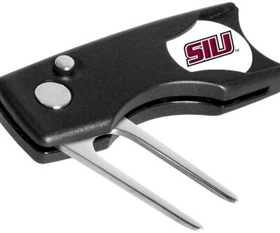 Southern Illinois Salukis Spring Action Divot Tool with Golf Ball Marker (Set of 2)