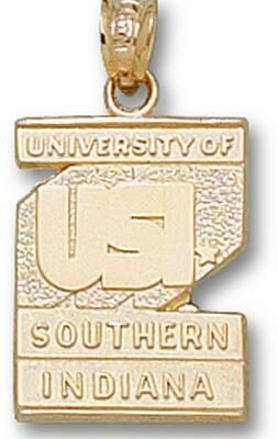 Southern Indiana Screaming Eagles "USI Logo" Pendant - 10KT Gold Jewelry