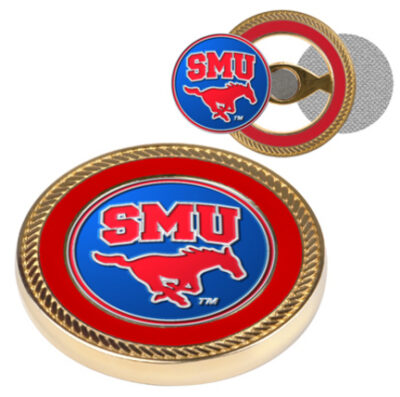 Southern Methodist (SMU) Mustangs Challenge Coin with Ball Markers (Set of 2)