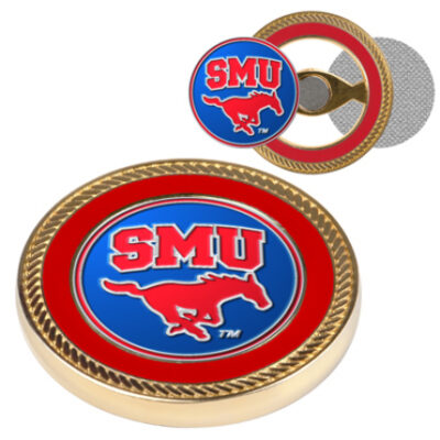 Southern Methodist (SMU) Mustangs Challenge Coin with Ball Markers (Set of 2)