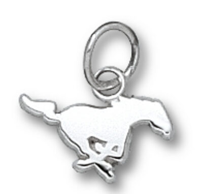 Southern Methodist (SMU) Mustangs "Mustang" 1/4" Charm - Sterling Silver Jewelry