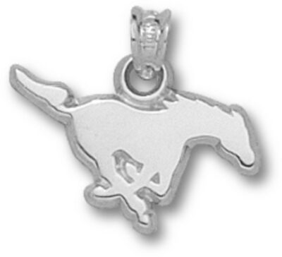 Southern Methodist (SMU) Mustangs "Running Mustang" Pendant - Sterling Silver Jewelry