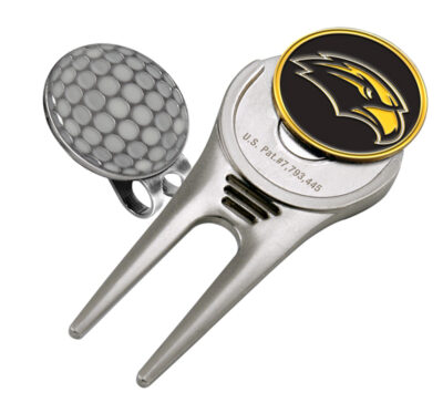 Southern Mississippi Golden Eagles Divot Tool Hat Clip with Golf Ball Marker (Set of 2)