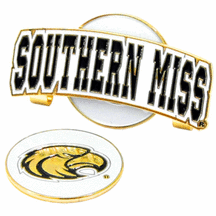 Southern Mississippi Golden Eagles Slider Clip with Golf Ball Marker (Set of 3)