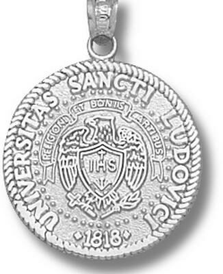 St. Louis Billikens "Official Seal" 3/4" Pendant - Sterling Silver Jewelry