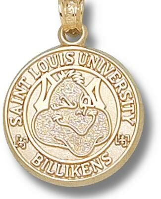 St. Louis Billikens "Seal" Pendant - 14KT Gold Jewelry