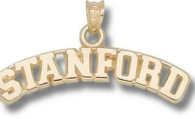 Stanford Cardinal Arched "Stanford" Pendant - 10KT Gold Jewelry