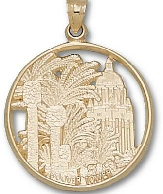 Stanford Cardinal "Hoover Tower" Pendant - 10KT Gold Jewelry