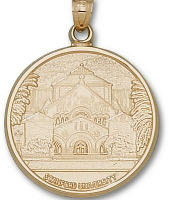 Stanford Cardinal "Palm Drive Church" Pendant - 10KT Gold Jewelry