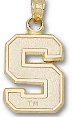 Stanford Cardinal "S" 5/8" Pendant - 10KT Gold Jewelry