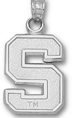 Stanford Cardinal "S" 5/8" Pendant - Sterling Silver Jewelry