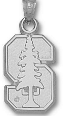 Stanford Cardinal "S Tree" Pendant - Sterling Silver Jewelry