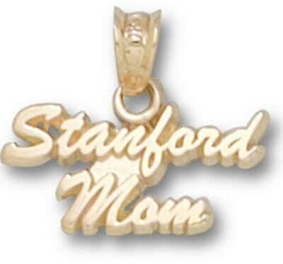 Stanford Cardinal "Stanford Mom" Pendant - 10KT Gold Jewelry