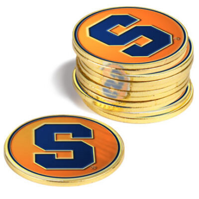 Syracuse Orangemen Golf Ball Marker (12 Pack)