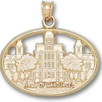 Syracuse Orangemen "Hall of Languages" Pendant - 10KT Gold Jewelry