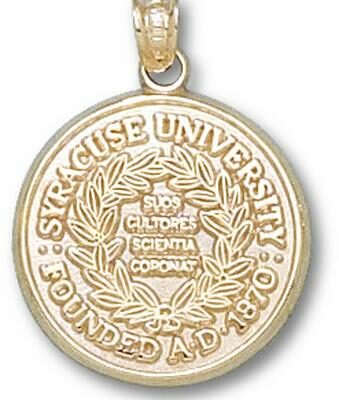 Syracuse Orangemen "Official Seal" Pendant - 10KT Gold Jewelry