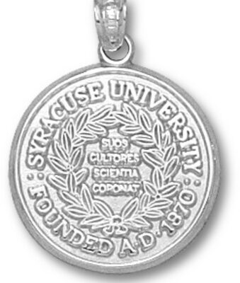 Syracuse Orangemen "Official Seal" Pendant - Sterling Silver Jewelry