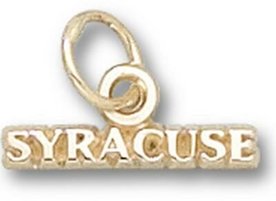 Syracuse Orangemen "Syracuse" Charm - 10KT Gold Jewelry