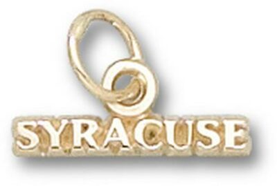 Syracuse Orangemen "Syracuse" Charm - 14KT Gold Jewelry