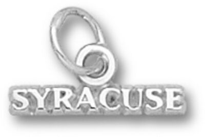 Syracuse Orangemen "Syracuse" Charm - Sterling Silver Jewelry