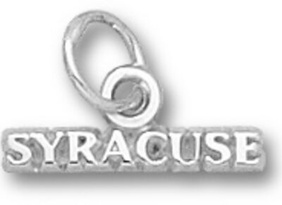 Syracuse Orangemen "Syracuse" Charm - Sterling Silver Jewelry