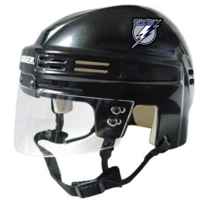 Tampa Bay Lightning NHL Authentic Mini Hockey Helmet from Bauer (Black)