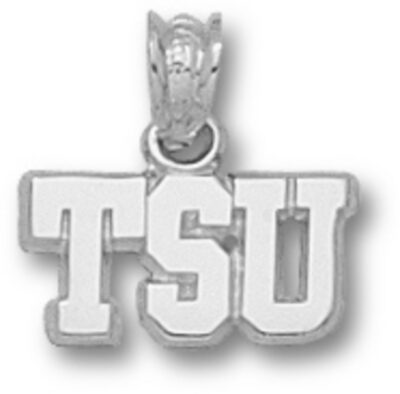 Tarleton State Texans "TSU" 1/4" Pendant - Sterling Silver Jewelry