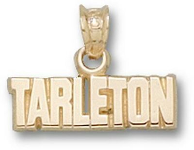 Tarleton State Texans "Tarleton" 3/16" Pendant - 10KT Gold Jewelry