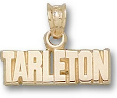 Tarleton State Texans "Tarleton" 3/16" Pendant - 10KT Gold Jewelry