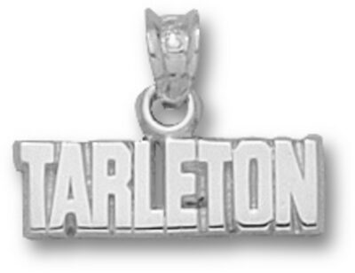 Tarleton State Texans "Tarleton" 3/16" Pendant - Sterling Silver Jewelry