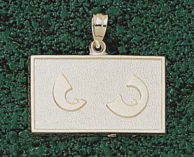 Temple Owls "Owl Eyes" 1/2" Pendant - 10KT Gold Jewelry