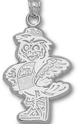 Temple Owls "Standing Owl" Pendant - Sterling Silver Jewelry