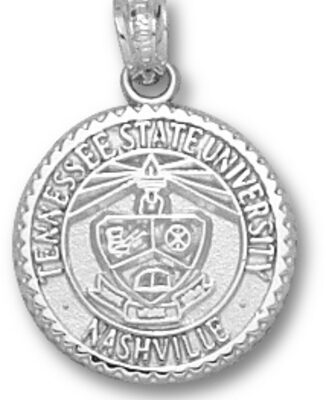 Tennessee State Tigers "Seal" Pendant - Sterling Silver Jewelry