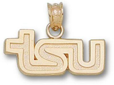 Tennessee State Tigers "TSU" Pendant - 10KT Gold Jewelry