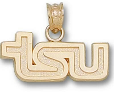 Tennessee State Tigers "TSU" Pendant - 10KT Gold Jewelry