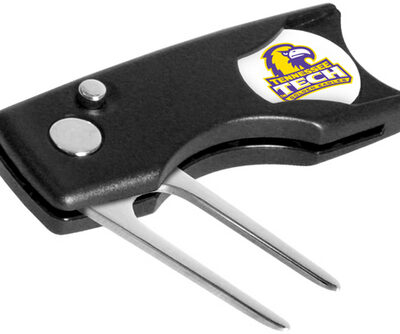 Tennessee Tech Golden Eagles Spring Action Divot Tool with Golf Ball Marker (Set of 2)