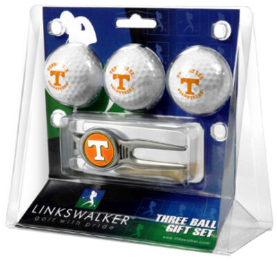 Tennessee Volunteers 3 Ball Golf Gift Pack with Kool Tool