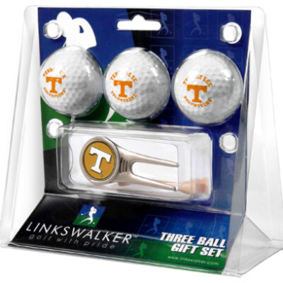 Tennessee Volunteers 3 Golf Ball Gift Pack with Cap Tool