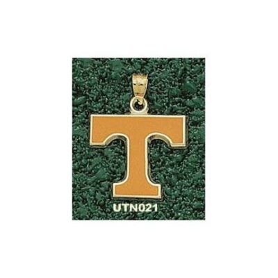 Tennessee Volunteers Enamel "Power T" 5/8" Pendant - 14KT Gold Jewelry