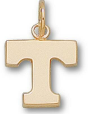 Tennessee Volunteers "Power T" 3/8" Charm - 14KT Gold Jewelry