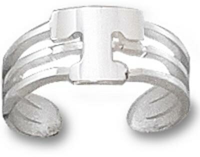 Tennessee Volunteers Power "T" Toe Ring - Sterling Silver Jewelry