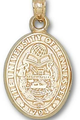 Tennessee Volunteers "Seal" Pendant - 10KT Gold Jewelry