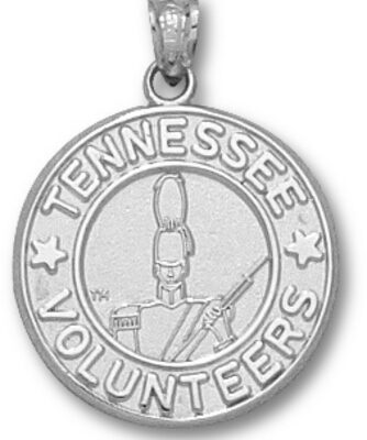 Tennessee Volunteers "Volunteer Seal" Pendant - Sterling Silver Jewelry