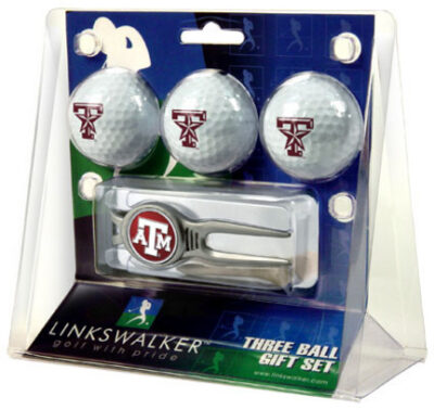 Texas A & M Aggies 3 Ball Golf Gift Pack with Kool Tool