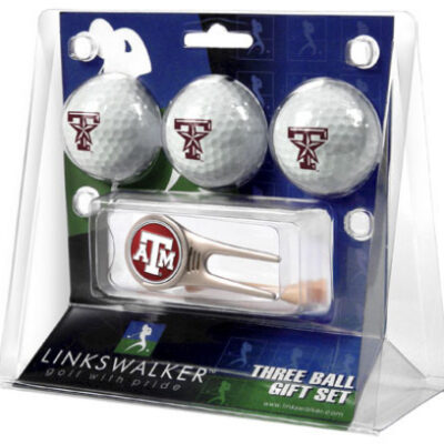 Texas A & M Aggies 3 Golf Ball Gift Pack with Cap Tool