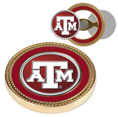 Texas A & M Aggies Challenge Coin with Ball Markers (Set of 2)